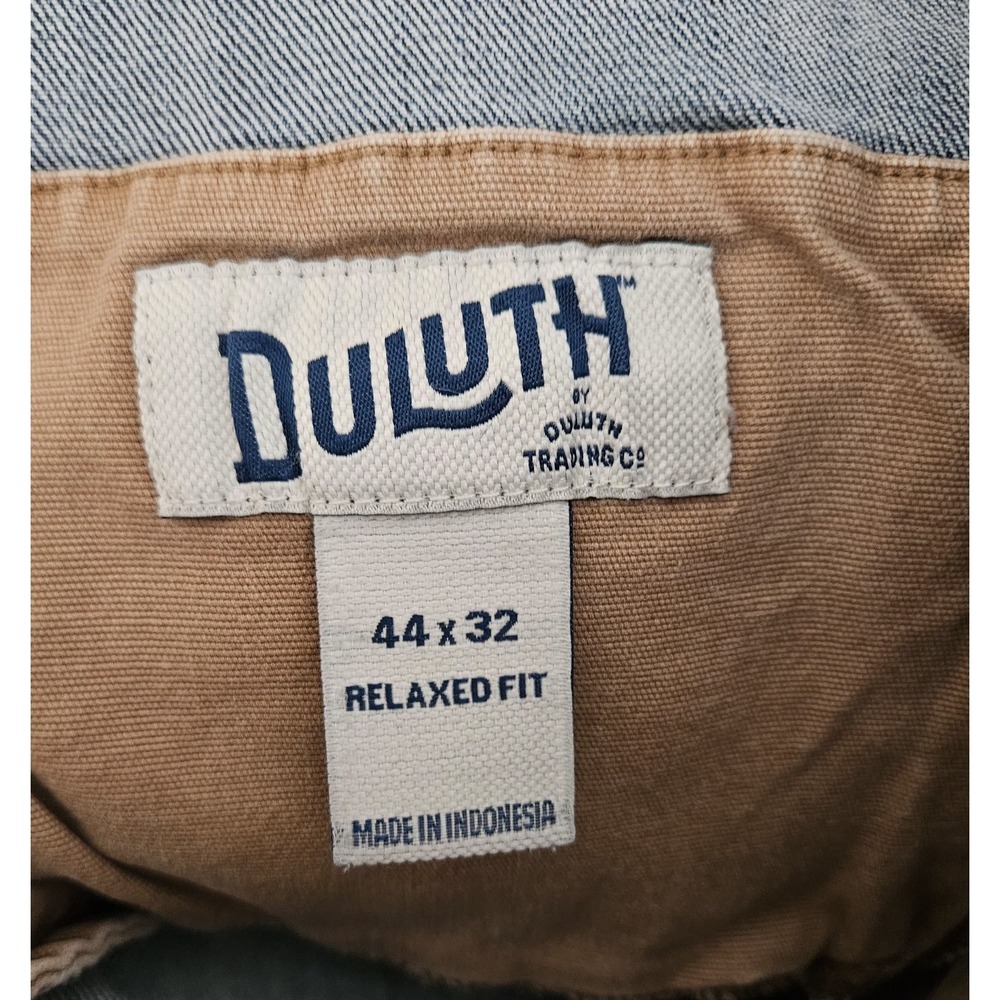 Duluth Trading Ballroom Double Flex Jeans Mens 44x32 Relaxed Fit Blue Denim... - Picture 5 of 10